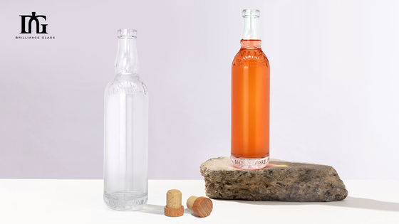オーダーメイド 200ml 500ml 700ml 750ml 1000ml リコール ガラス ウォッカ スピリット ボトル