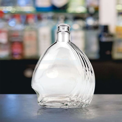 彫刻 表面 処理 シャンパン用 500ml 形状の空のガラス酒瓶