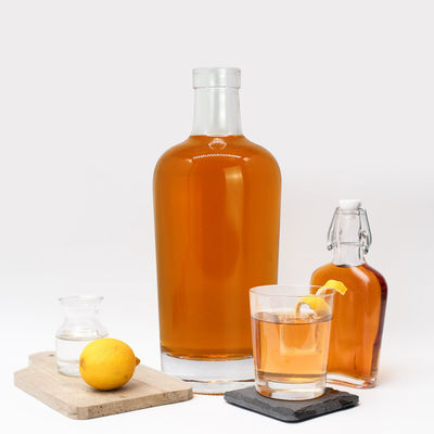 250ml/350ml/500ml/550ml/650ml/700ml/750ml 四角形 デカール 工芸品 ジンボトル ガラス
