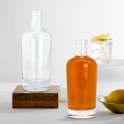 250ml/350ml/500ml/550ml/650ml/700ml/750ml 四角形 デカール 工芸品 ジンボトル ガラス