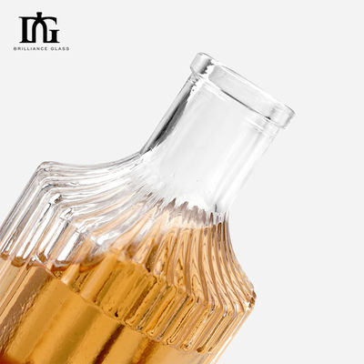 OEM/ODM受容 透明 750ml スピリット・リコアボトル 噴霧印刷処理