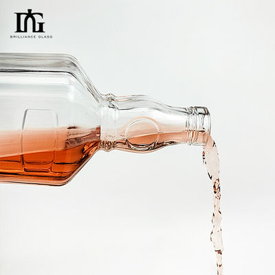 250ml/500ml/700ml/750ml ウィスキー・リクオール・テキラのための工業用フライントガラスボトル