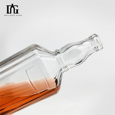250ml/500ml/700ml/750ml ウィスキー・リクオール・テキラのための工業用フライントガラスボトル