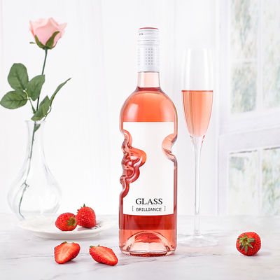 グラスカラー 鉱水瓶 500ml 750ml 25オンス ホワイトワイン バブル シャンパン シダー