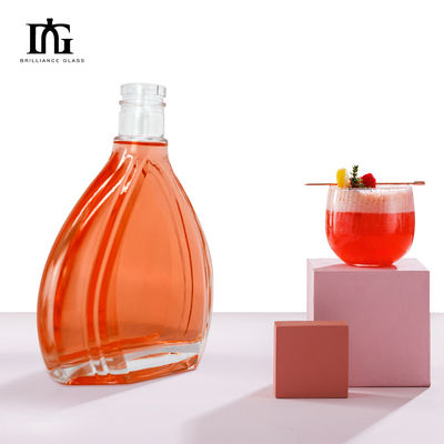 500ml 空のグラス 酒瓶 ラム ウイスキー ウォッカ 烈酒 コラー 材料 ガラス