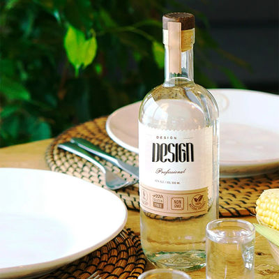 250ml/500ml/700ml/750ml フリント ガラス スピリット ボトル