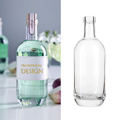 250ml/500ml/700ml/750ml フリント ガラス スピリット ボトル