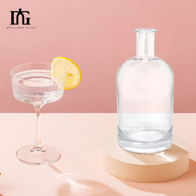 TJ028 750ml スーパーフリント 透明ウォッカ アルコール アルコール ガラスボトル