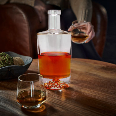 グラス飲料ボトル 750ml スーパーフリント ウォッカ アルコール リコール 500ml スピリット ボトル 700ml
