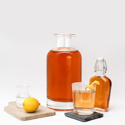 700ml 750ml ウォッカ ウイスキー ラム ジン リコール ボトルのためのカスタマイズされたグラス