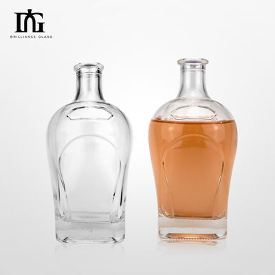 080 酒類と飲料 コルクシール付きガラスボトル 500ml/700ml/750ml