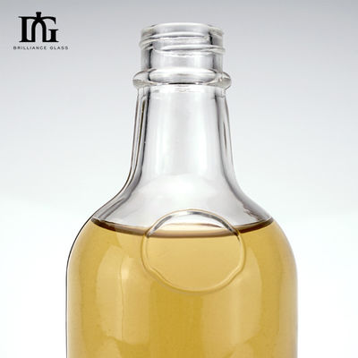 シルクスクリーン印刷 500ml/700ml/750ml容量 透明な芳香の赤ワインボトル
