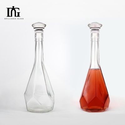 コーク付きグラス酒瓶 500ml 375ml ウォッカ・スピリット・ジン 200ml 100ml グラス素材