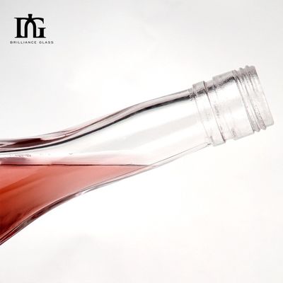 コーク付きグラス酒瓶 500ml 375ml ウォッカ・スピリット・ジン 200ml 100ml グラス素材