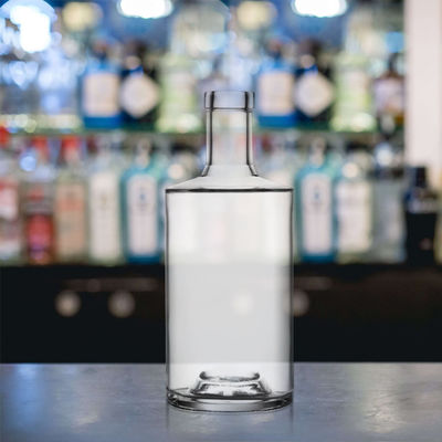 375ml 500ml 750ml グラスワインボトル コルクとスクリューキャップのユニークな透明ボトル